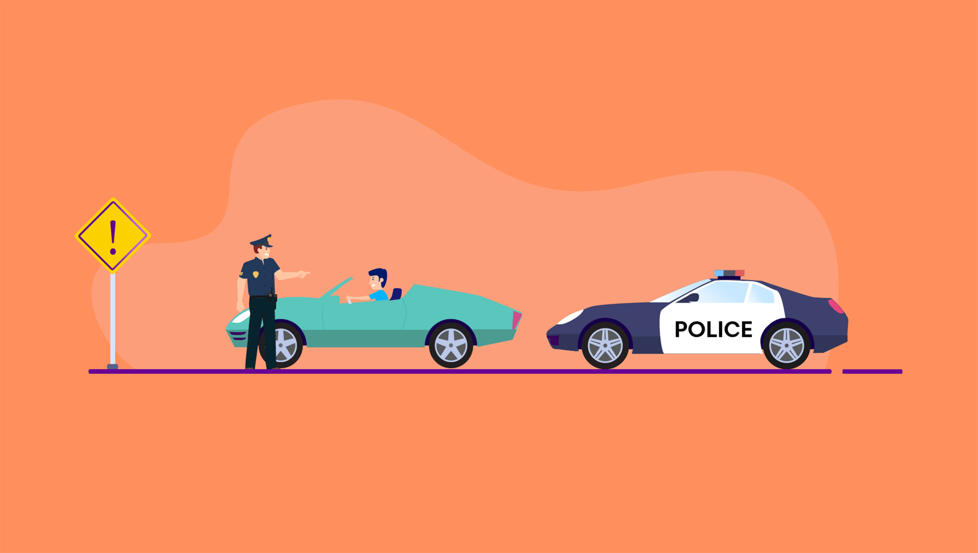 pulled over