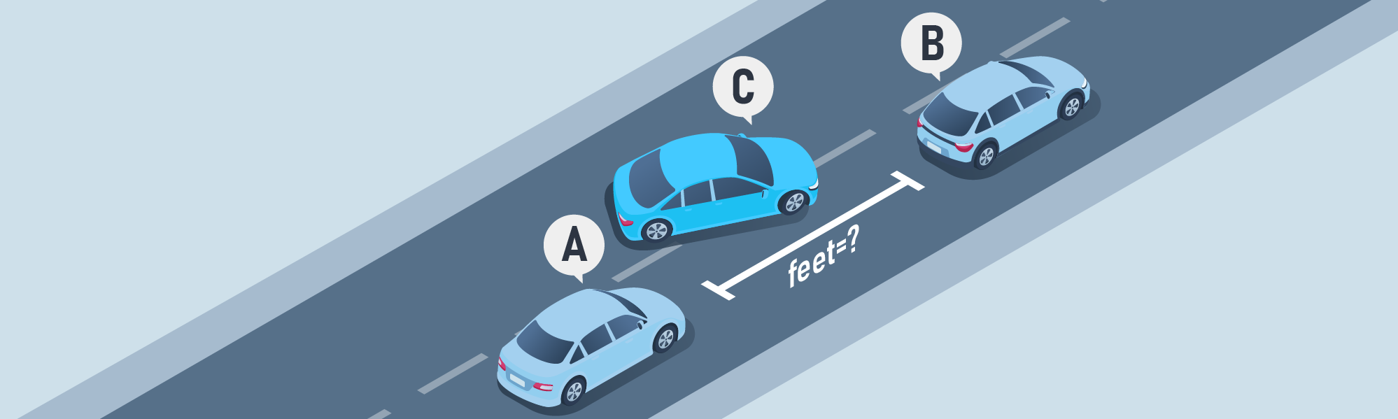 Driving along - When traveling in a caravan or motorcade outside of a business or residential area, how much distance should you leave between each vehicle to allow other vehicles to enter the line safely?