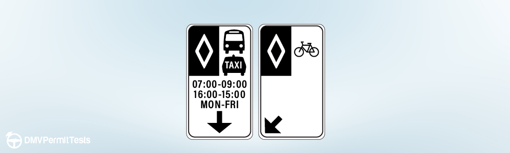 DMV Permit Car Traffic Signs - What does this sign indicate?