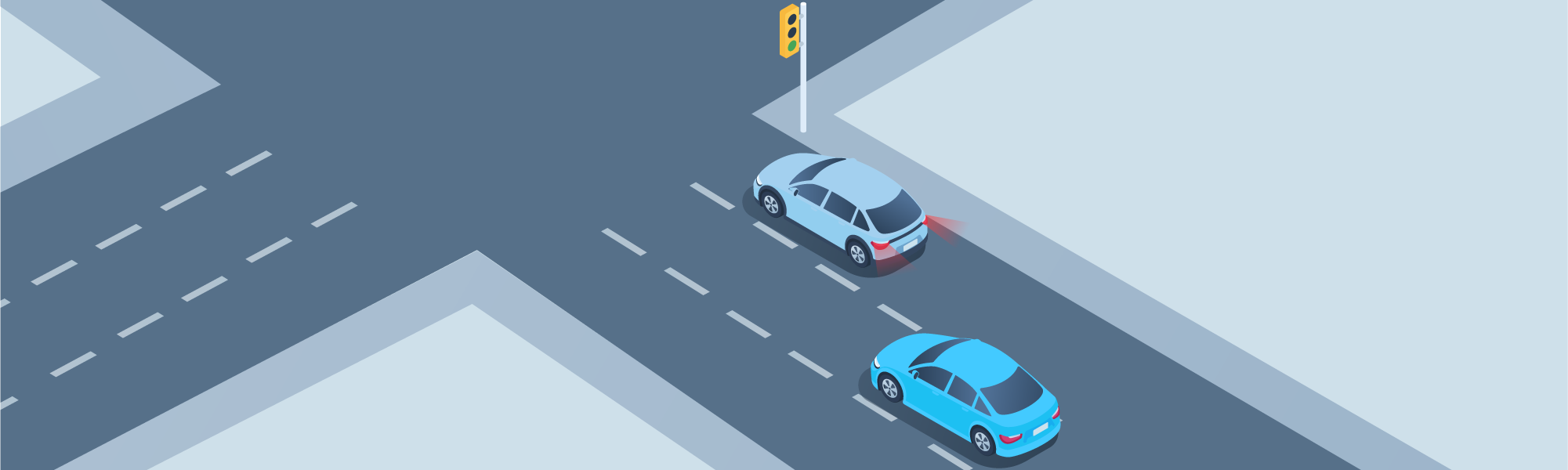 DMV Permit Car Changing positions - What should you do if you are approaching an intersection where other vehicles are stopped, even though the traffic control devices indicate they are authorized to proceed?