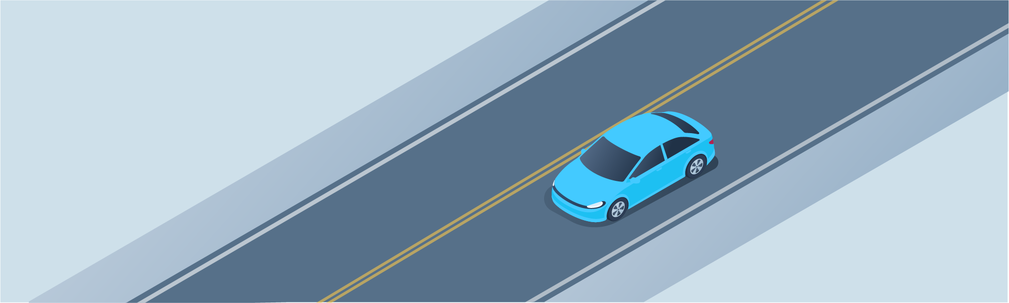 DMV Permit Car Changing positions - What does a yellow line to your right and a white line to your left indicate?