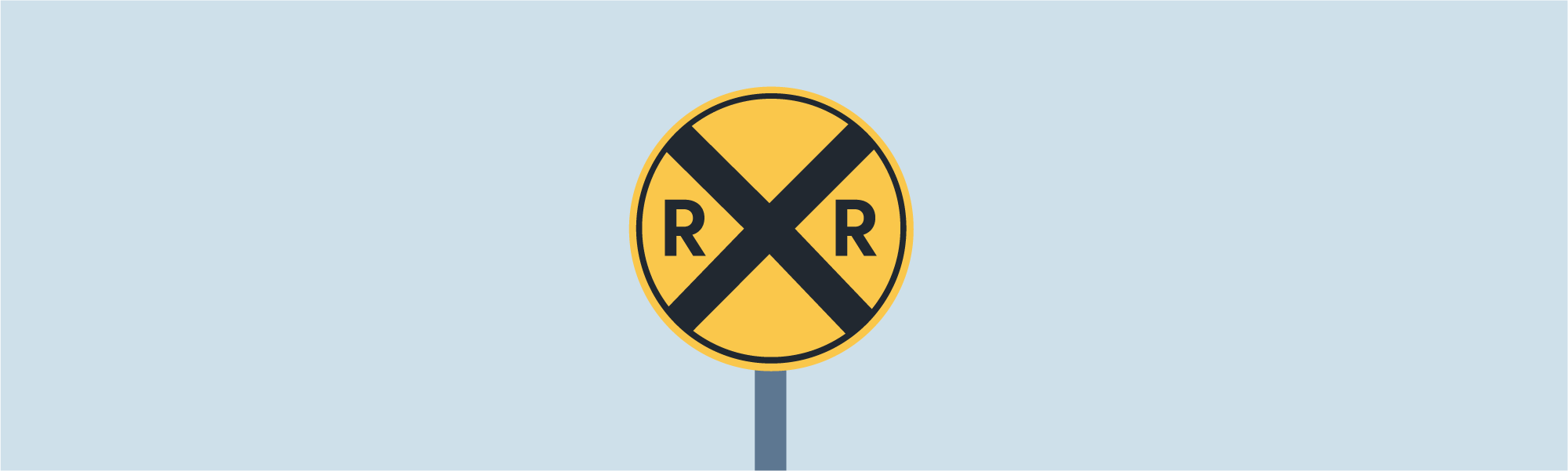 Stopping - A railroad crossbuck sign should be treated the same as a _______.