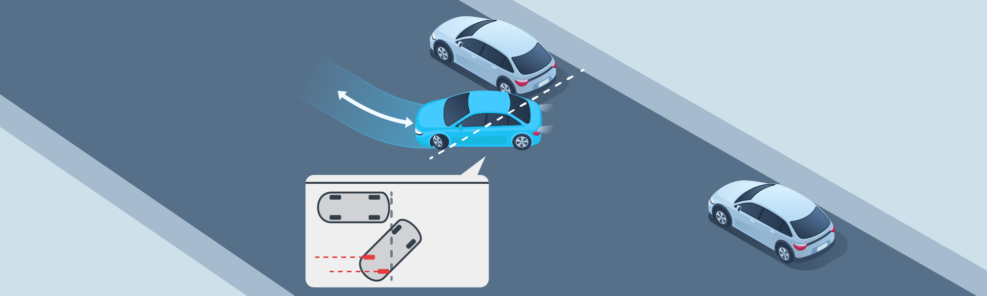 Parking - How should you proceed into the parallel parking space after you align the front bumper of your car with the back bumper of the car in front?