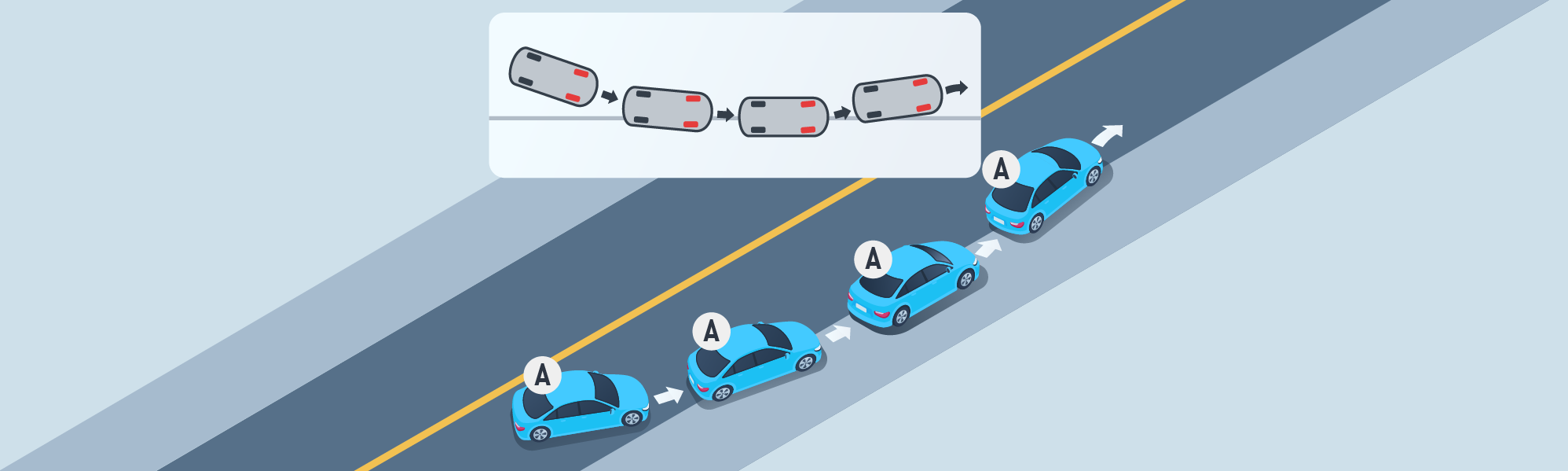 Dealing with emergencies - How should you return to the road if you drive off the paved portion of the roadway?