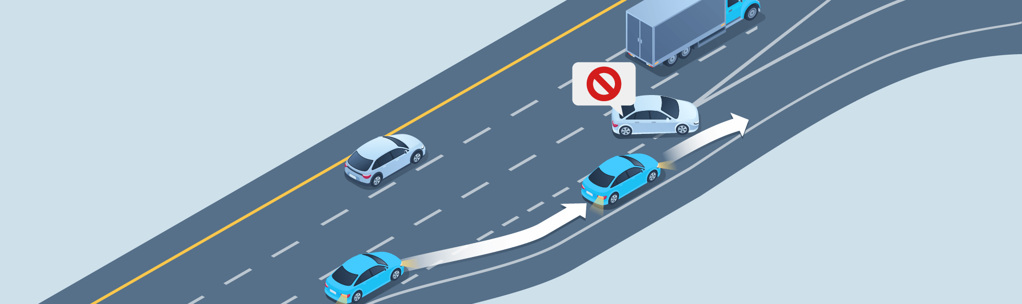 Freeway driving - What should you do when leaving the freeway?