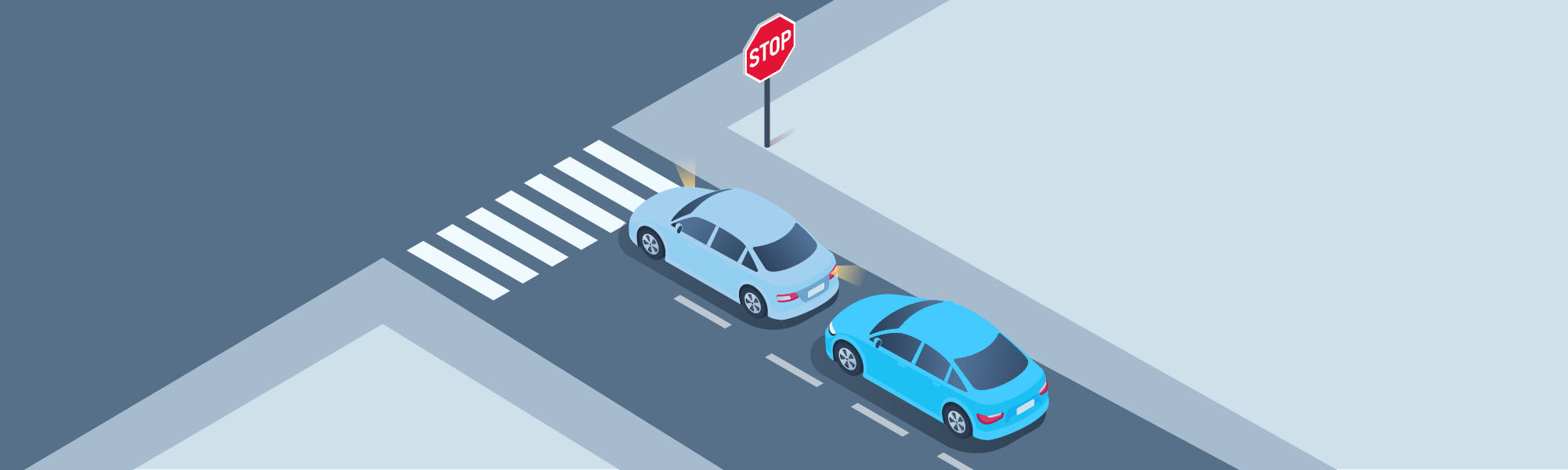 Intersections - What should you do when following a driver who has signaled an intention to make a turn?