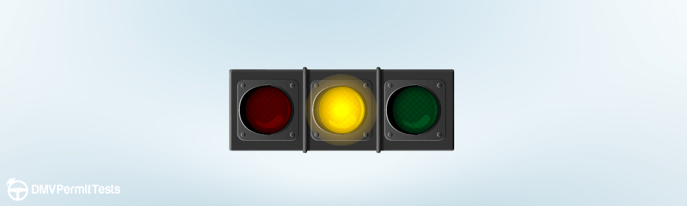 DMV Permit Car Traffic Signs - What does this traffic light indicate?