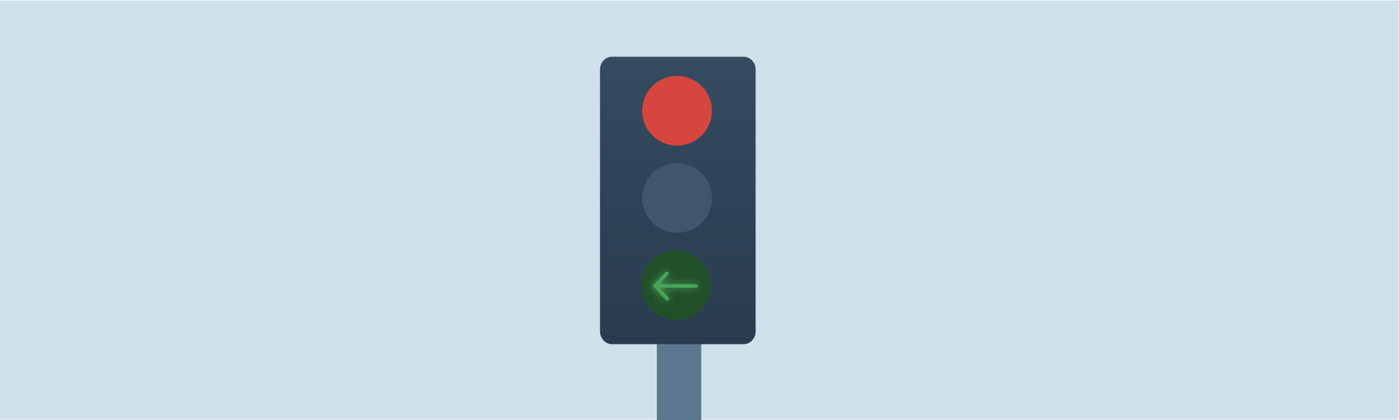 Intersections - What is meant by a green arrow displayed with a red or green light at the intersection?