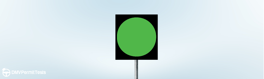 Traffic Signs - What does a green ramp signal indicate?