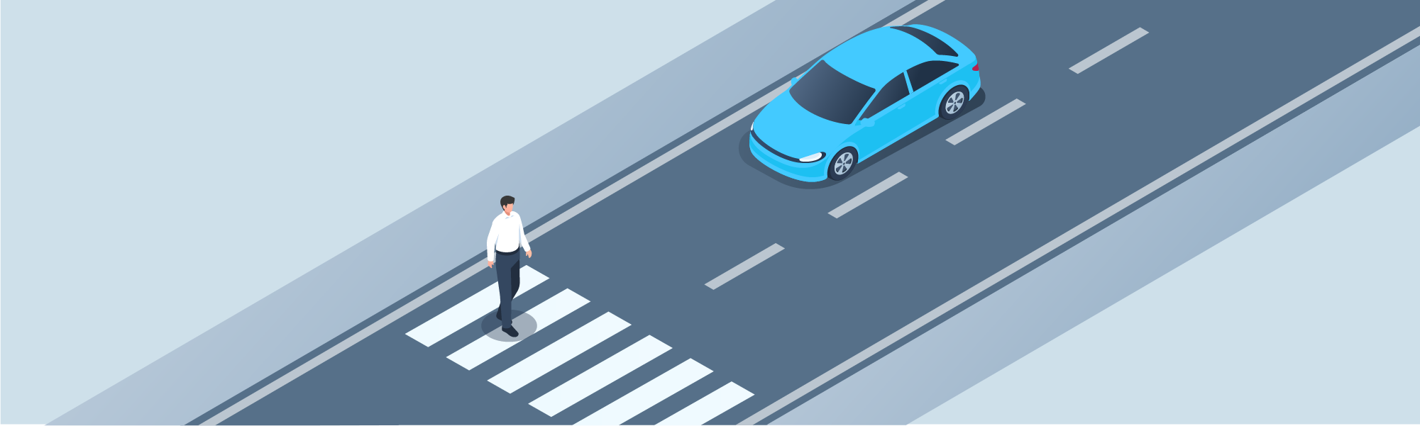 DMV Permit Car Sharing the road - What should you do if you see a pedestrian crossing or attempting to cross the street?