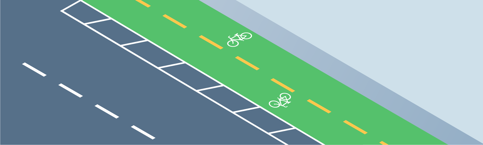 Sharing the road - What is a two-way cycle track?