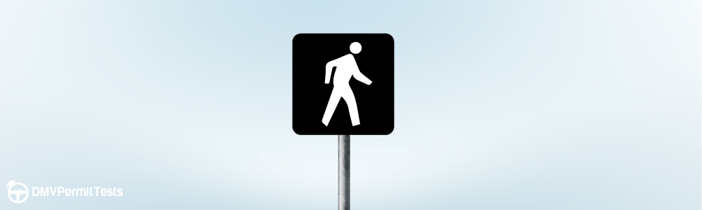 DMV Permit Car Traffic Signs - What does this pedestrian signal mean?