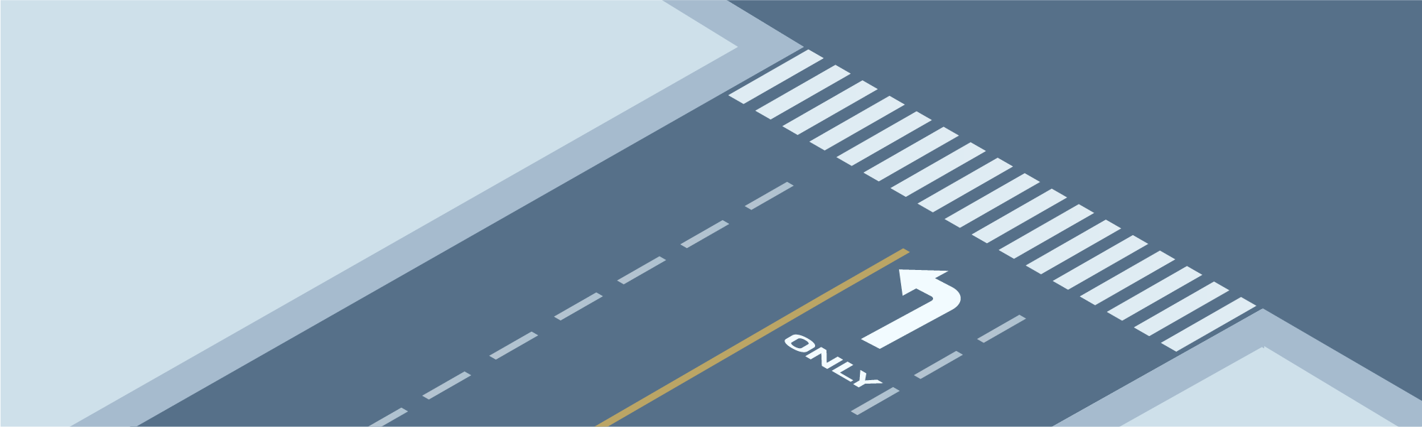 Changing positions - Which of the following is true regarding a lane marked with a curved arrow and the word 