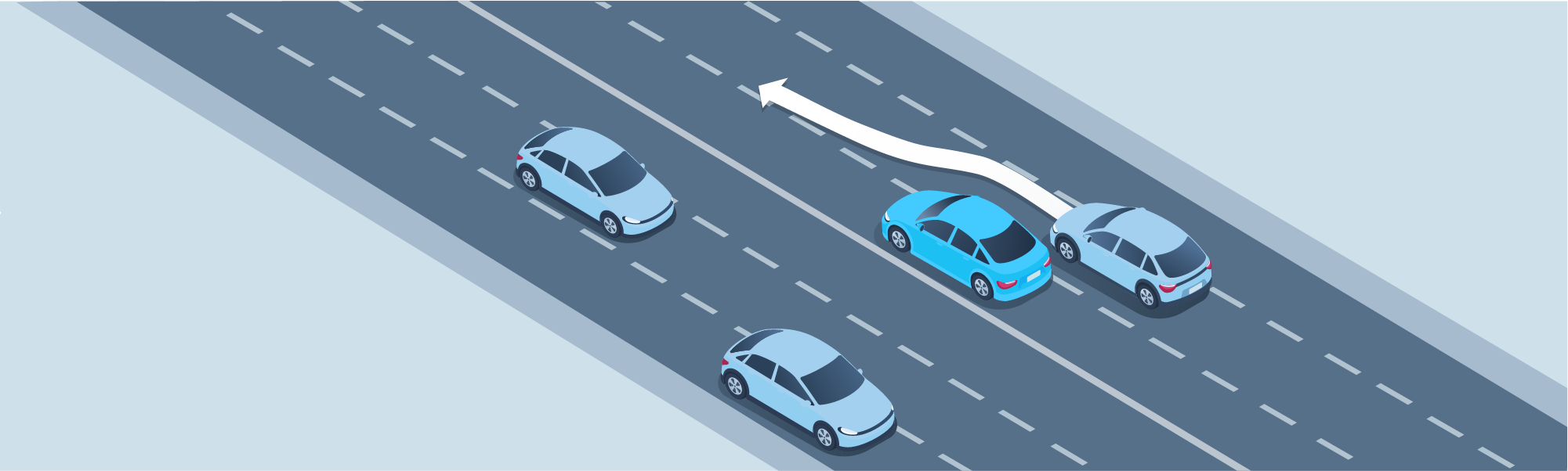 Changing positions - If you're driving on a multi-lane highway and other vehicles are consistently passing you on the right side, what should you do?