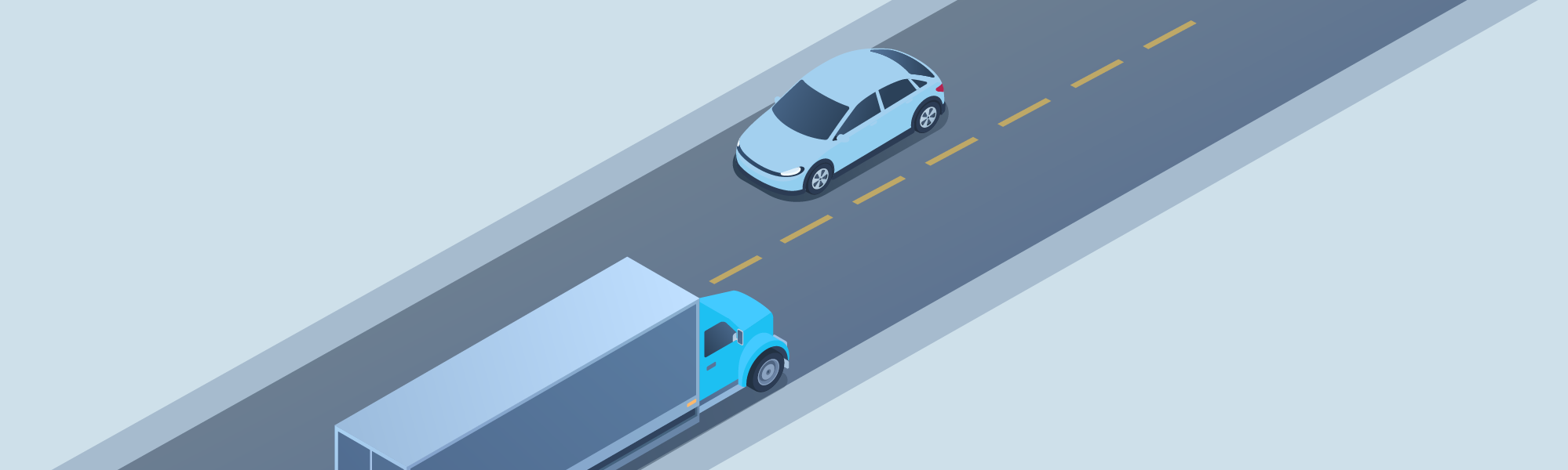 Sharing the road - What should you do when encountering a truck coming from the opposite direction?