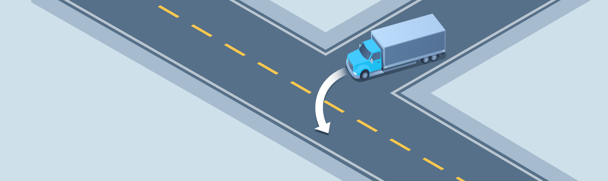 Sharing the road - Why does a large commercial vehicle first need to swing wide to the left and then turn around in order to make a right turn?