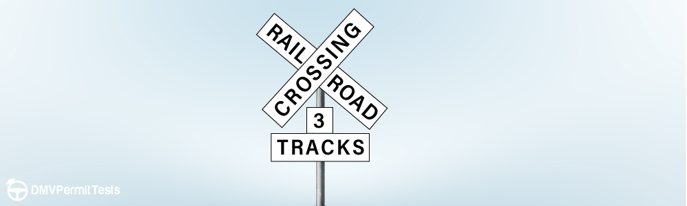 DMV Permit Car Traffic Signs - What does a crossbuck sign on a roadway indicate?