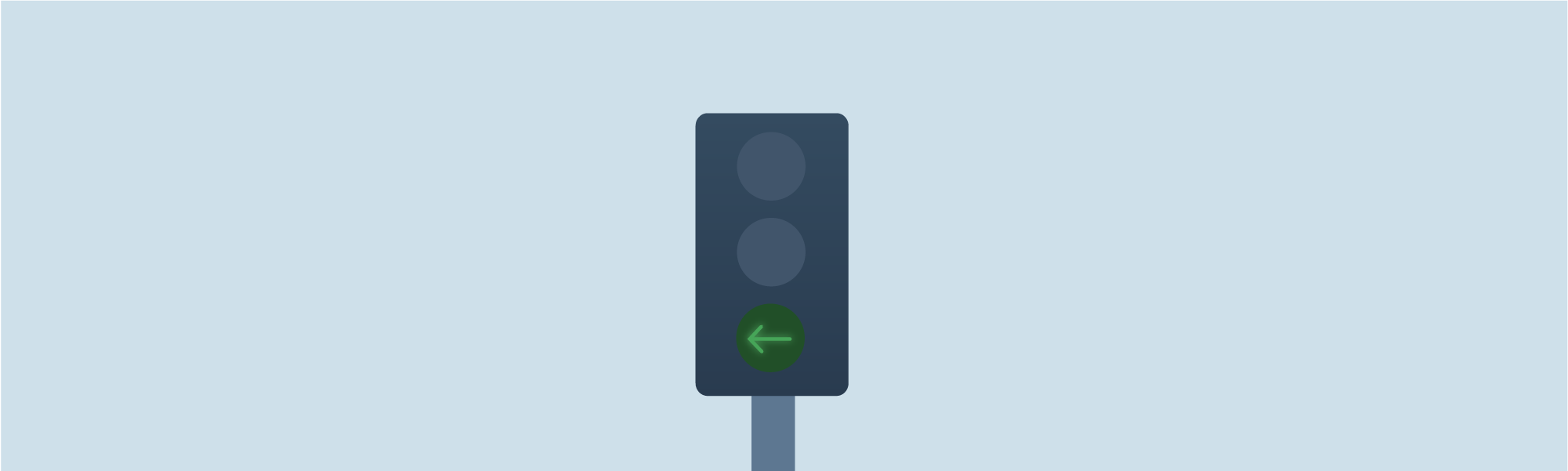 Changing positions - When traveling in lanes beneath the green arrow signal, what must you do?