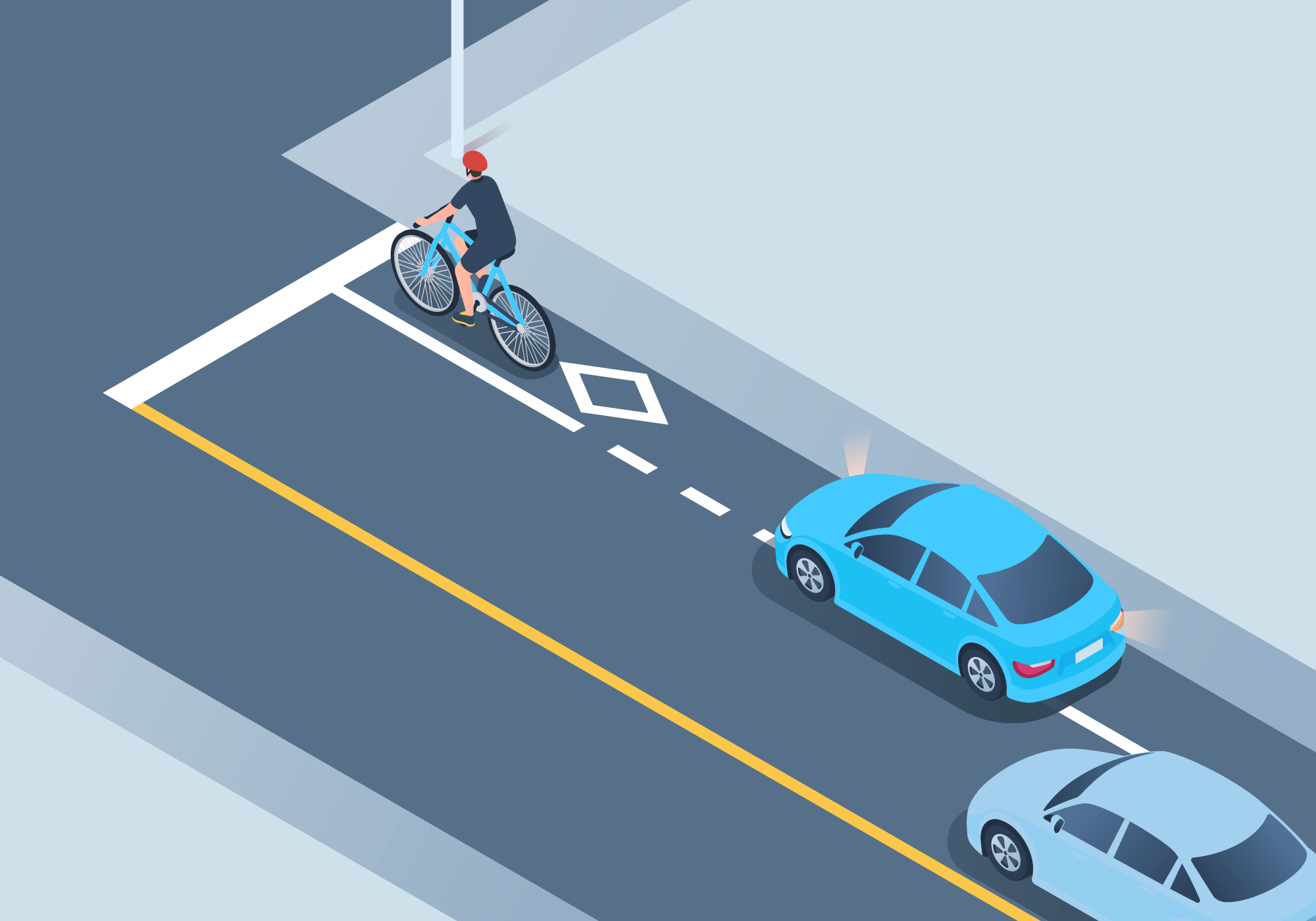 Sharing the road - Bike lanes are reserved for: