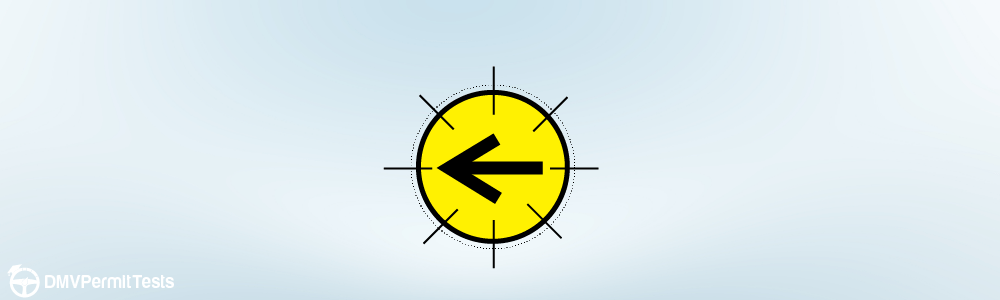 Traffic Signs - What does this arrow signal indicate when flashing?