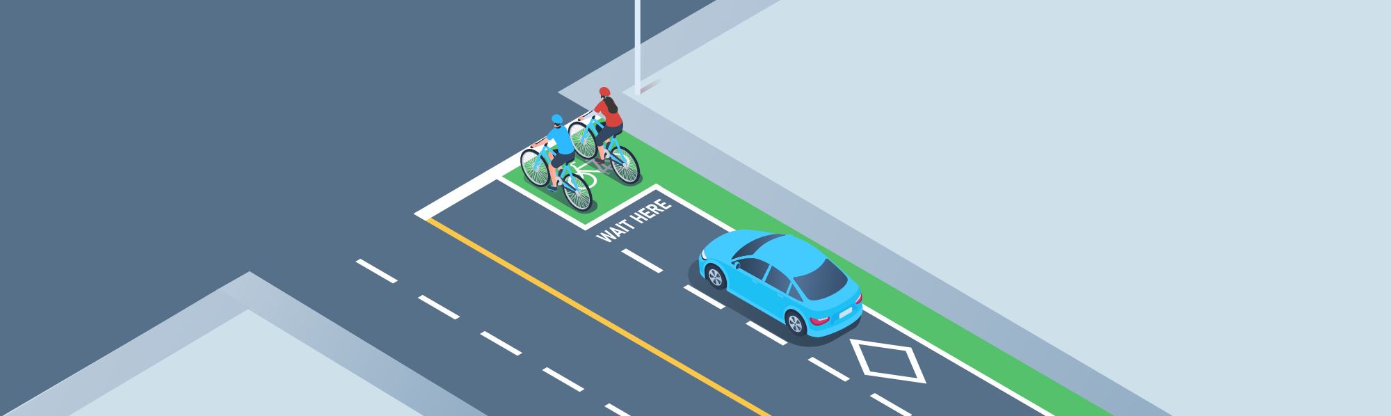 Sharing the road - What is a bike box?